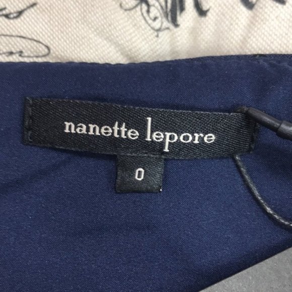 Nanette Lepore Rose Brocade Peplum Top - Picture 6 of 10